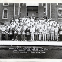 89th Annual Session, Prince Hall Grand Lodge - F. &amp; A.M. <br /><br />
John Wesley Dobbs, Grand Master<br /><br />
Atlanta, Georgia - June 10-12, 1958